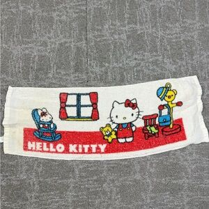 Vintage 70s Hello Kitty Sanrio Hand Towel